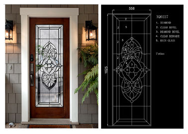 アパートの家パターン表面のための増加された縁の懇願の装飾的なパネル ガラス